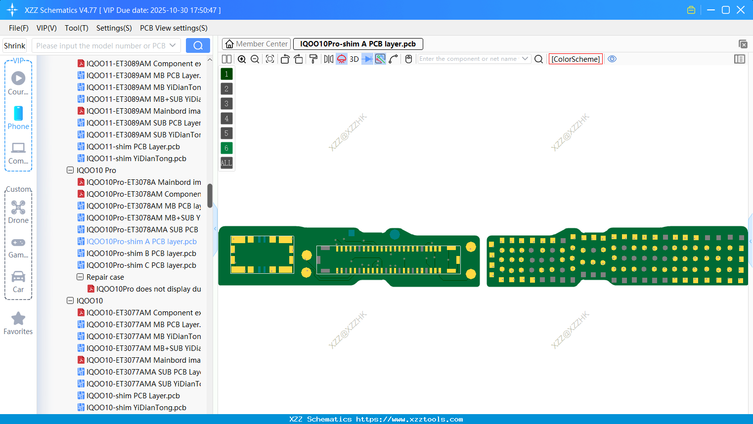 VIVO IQOO10Pro-shim A PCB Layer